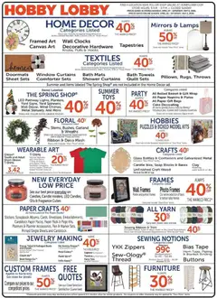 Preview of Hobby Lobby weekly ads valid from 26.04.2026