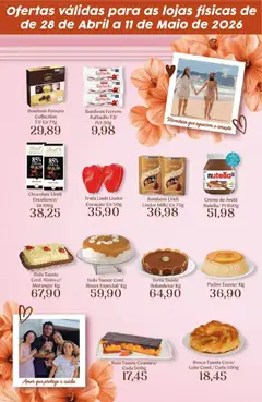 Tauste ofertas Especial Dia Das Mães - Pré-Visualização do folheto da loja Tauste, válido de 28.04.2026 | Página: 4 | Produtos: Bolo, Nozes, Bombom, Avelã