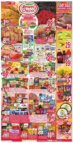 Preview of Jewel Osco weekly ads valid from 29.04.2026