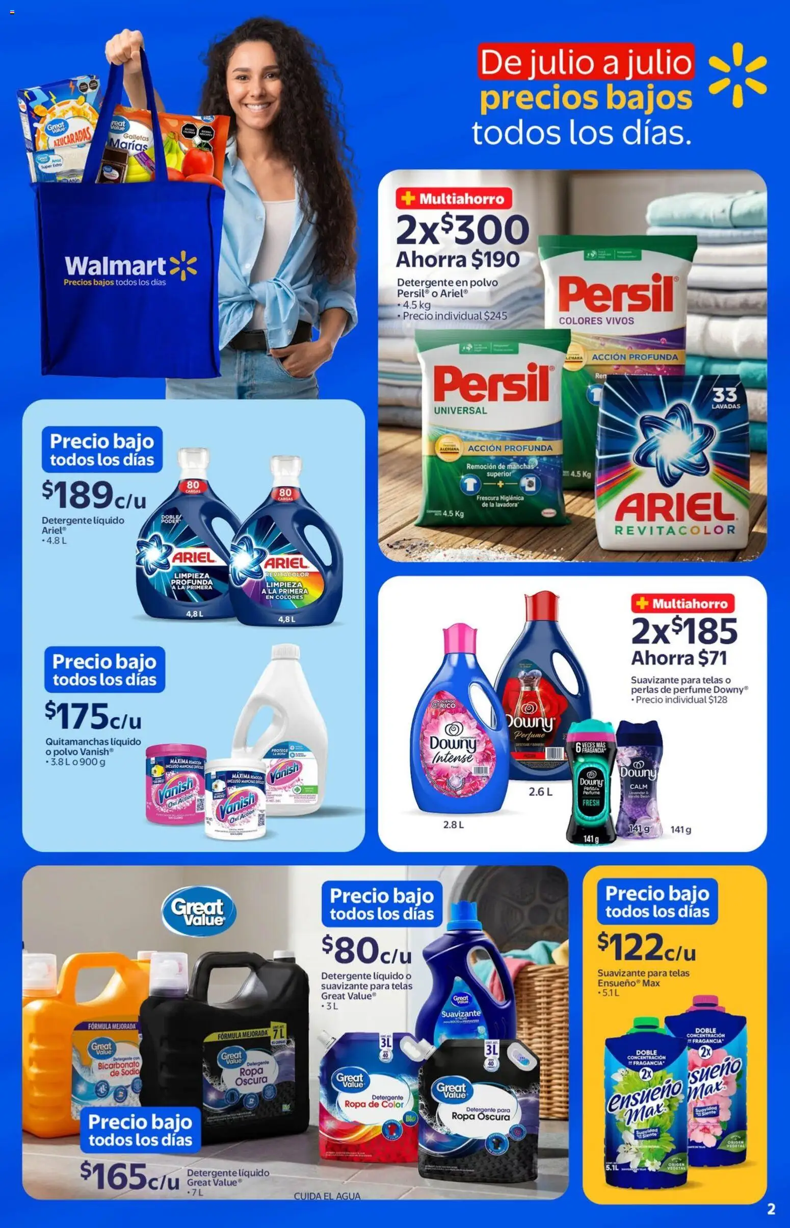 Nuevas ofertas de Walmart válidas en toda la República Mexicana desde el 29.04.2026. ¡Encuentra las mejores ofertas en Walmart folleto Temporada de precios bajos todo el año! | Página: 2