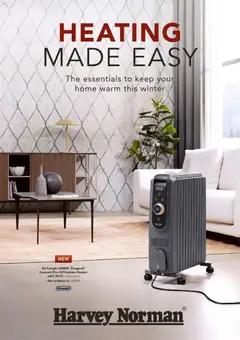 Preview of Harvey Norman catalogue Heating Made Easy - valid from 21.04.2026