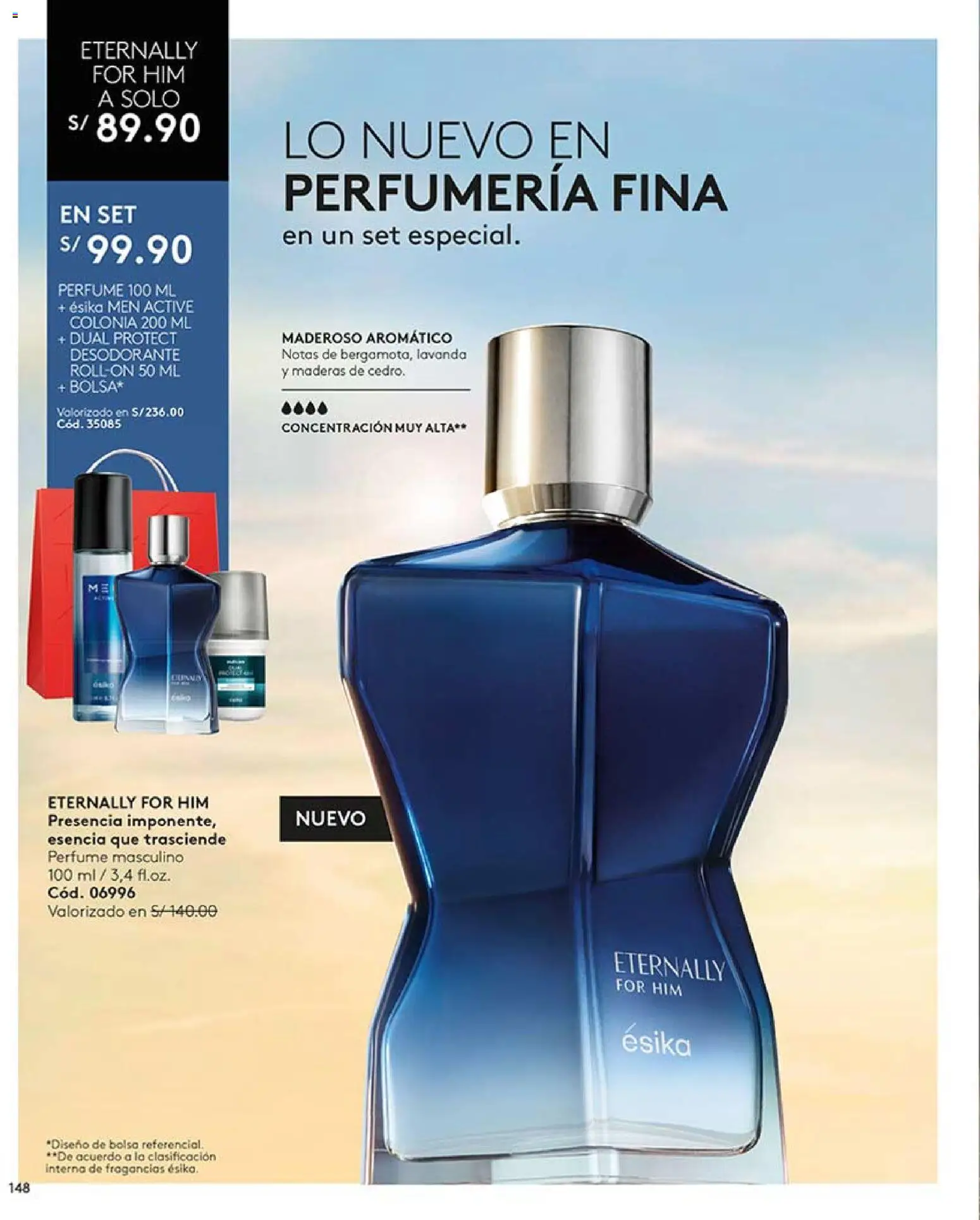 Catálogo Ésika válido desde 14.03.2026 | Página: 148 | Productos: Desodorante, Bolsa, Perfume