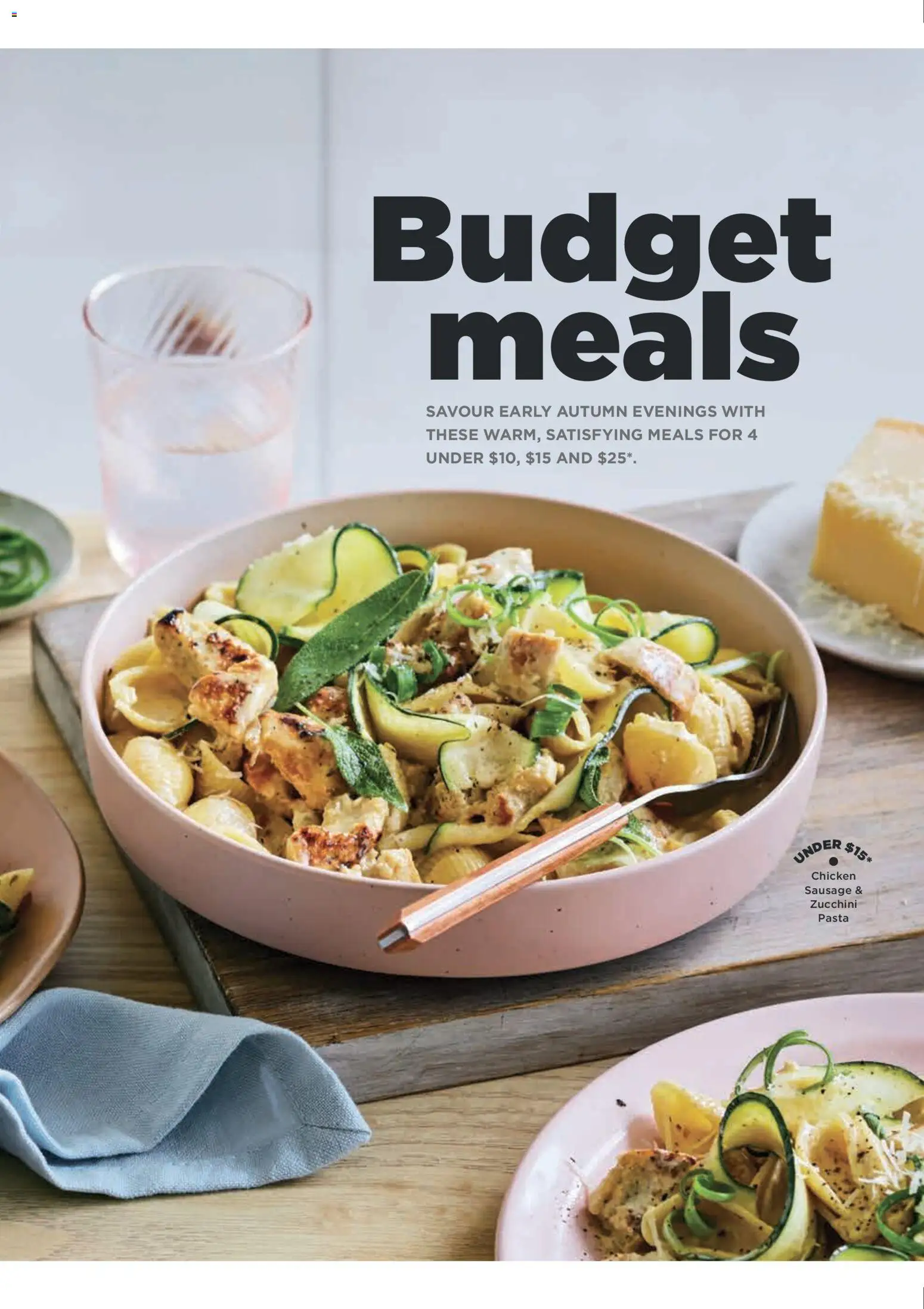 Coles catalogue - valid from 05.03.2026 | Page: 142 | Products: Chicken, Pasta, Sausage, Zucchini