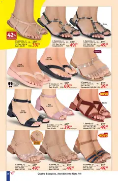 Quatro Estações - Catálogo 05-06-07 - Pré-Visualização do folheto da loja Quatro Estações, válido de 01.05.2026 | Página: 34 | Produtos: Blush, Jeans, Verniz, Palmilha