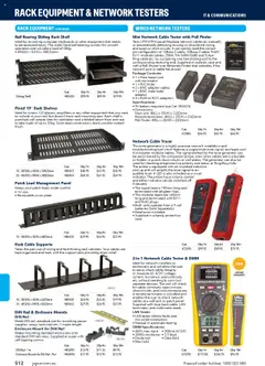 Preview of Jaycar Engineering & Scientific Catalogue 2025/2026  - valid from 09.07.2025 | Page: 512 | Products: Shelf, Powder, Computer, Cable