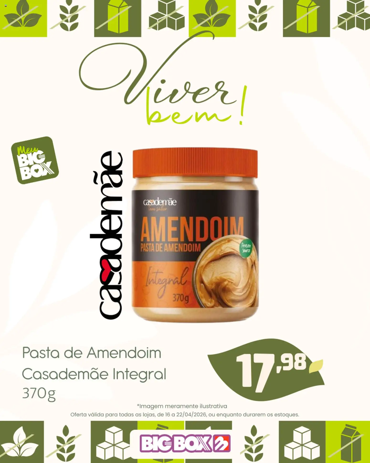 Big Box Folheto - válido de 16.04.2026 | Página: 3 | Produtos: Amendoim, Pasta, Pasta de amendoim