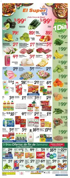 Preview of El Super weekly ads valid from 29.04.2026