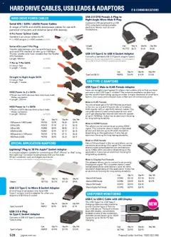 Preview of Jaycar Engineering & Scientific Catalogue 2025/2026  - valid from 09.07.2025 | Page: 528 | Products: Socket, Adaptor, Usb, Converter