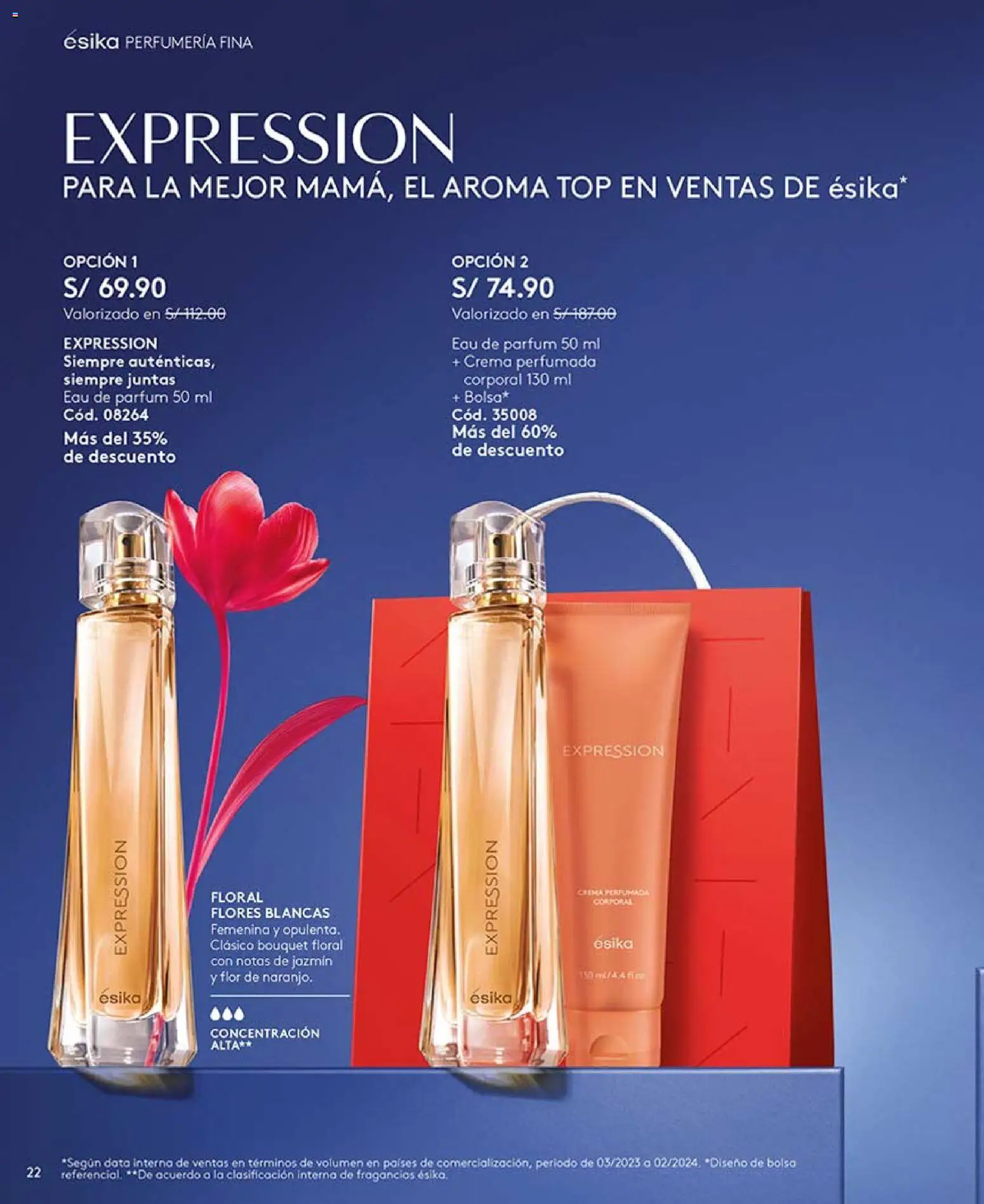 Catálogo Ésika válido desde 14.03.2026 | Página: 22 | Productos: Crema, Bolsa