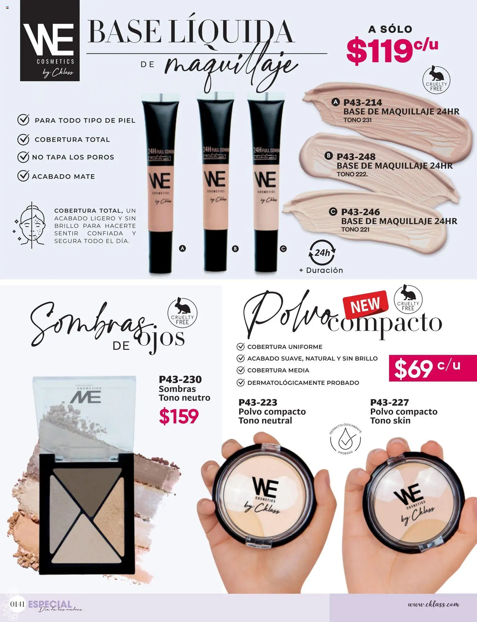 Nuevas ofertas de Cklass válidas en toda la República Mexicana desde el 29.04.2026. ¡Encuentra las mejores ofertas en Cklass catálogo Promo semanal! | Página: 243