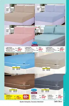 Quatro Estações - Catálogo 05-06-07 - Pré-Visualização do folheto da loja Quatro Estações, válido de 01.05.2026 | Página: 53 | Produtos: Colchão, Lençol, Fronha, Avelã