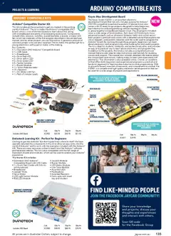 Preview of Jaycar Engineering & Scientific Catalogue 2025/2026  - valid from 09.07.2025 | Page: 135 | Products: Light, Kits, Cable, Case