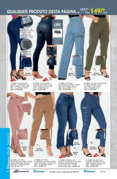 Quatro Estações - Catálogo 04-05-06 - Pré-Visualização do folheto da loja Quatro Estações, válido de 01.04.2026 | Página: 66 | Produtos: Cinta modeladora, Jeans