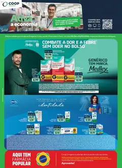 Coop ofertas Genéricos  - Pré-Visualização do folheto da loja Coop, válido de 08.04.2026 | Página: 1 | Produtos: Suspensão, Pomada, Fraldas, Anticoncepcionais