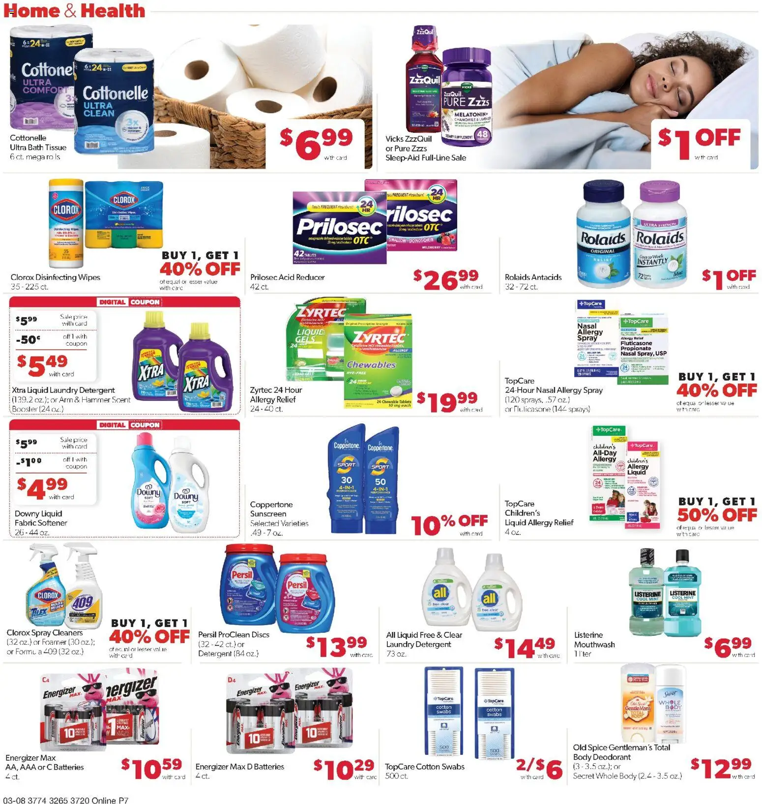 Family Fare Weekly Ad - valid from 08.03.2026 | Page: 12 | Products: Bath, Deodorant, Mouthwash, Detergent