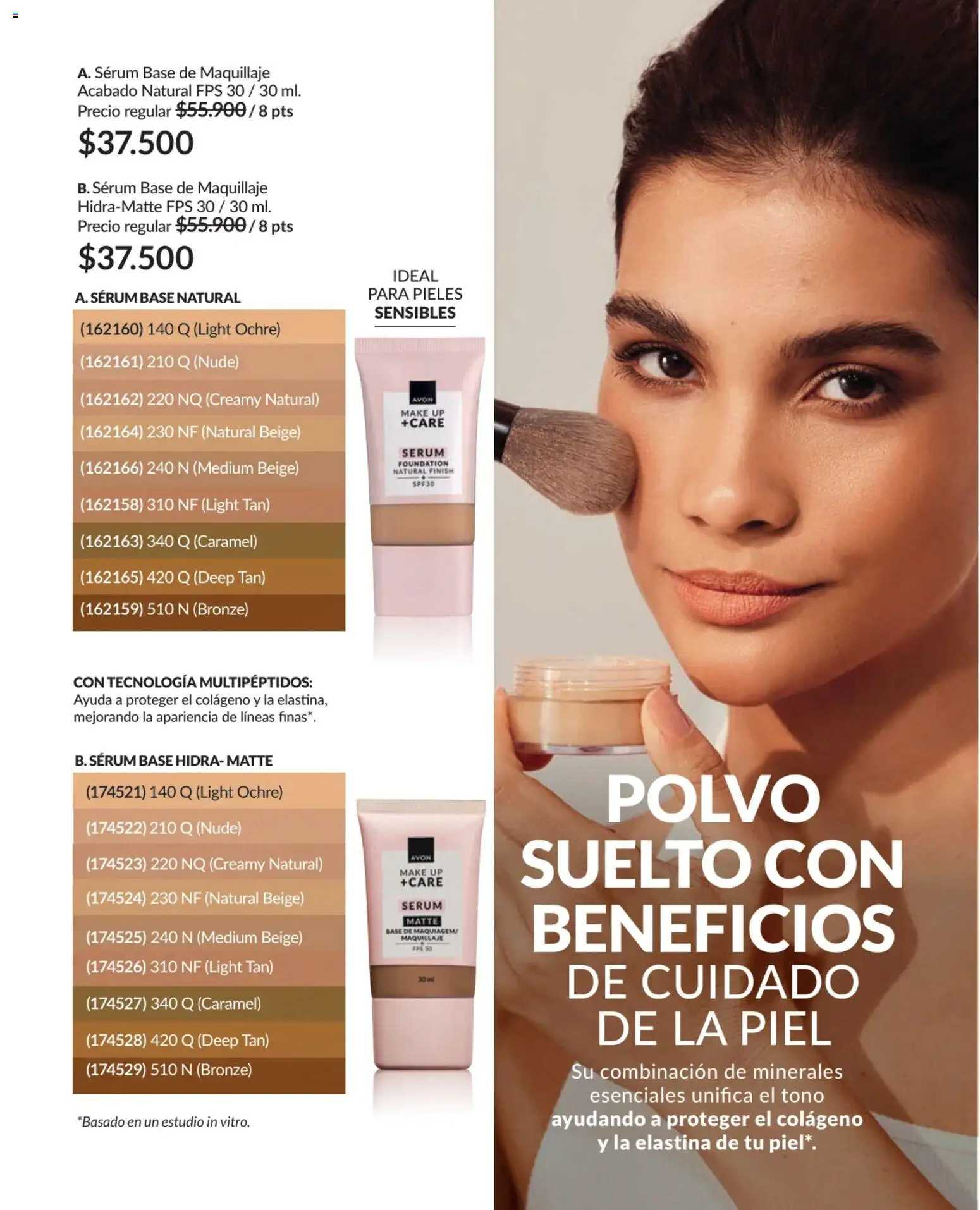 Avon revista - valida desde el 25.02.2026 | Página: 17 | Productos: Base de maquillaje, Serum, Maquillaje, Combinación