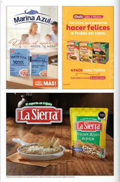 Vista previa de La Sierra Frijoles Bayos Refritos, Frijoles Bayos Refritos, nuevo folleto de la tienda, válido en México a partir del 01.04.2026 | Página: 66 | Productos: Atún, Agua, Sierra, Mesa