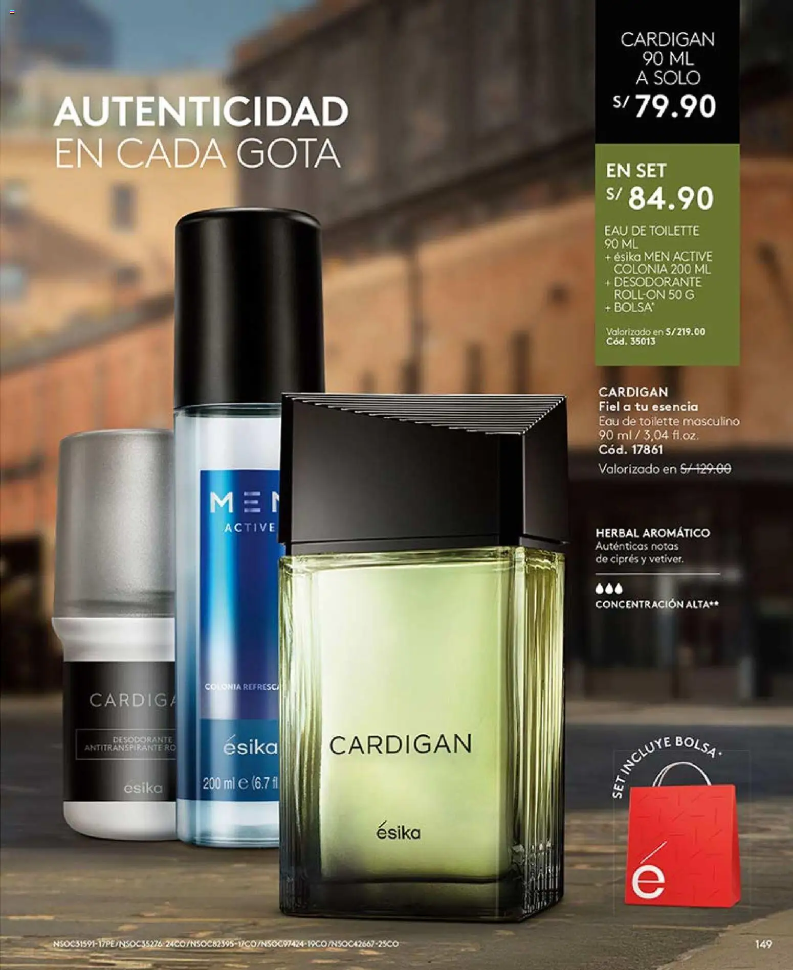 Catálogo Ésika válido desde 14.03.2026 | Página: 149 | Productos: Desodorante, Antitranspirante, Bolsa, EAU de Toilette
