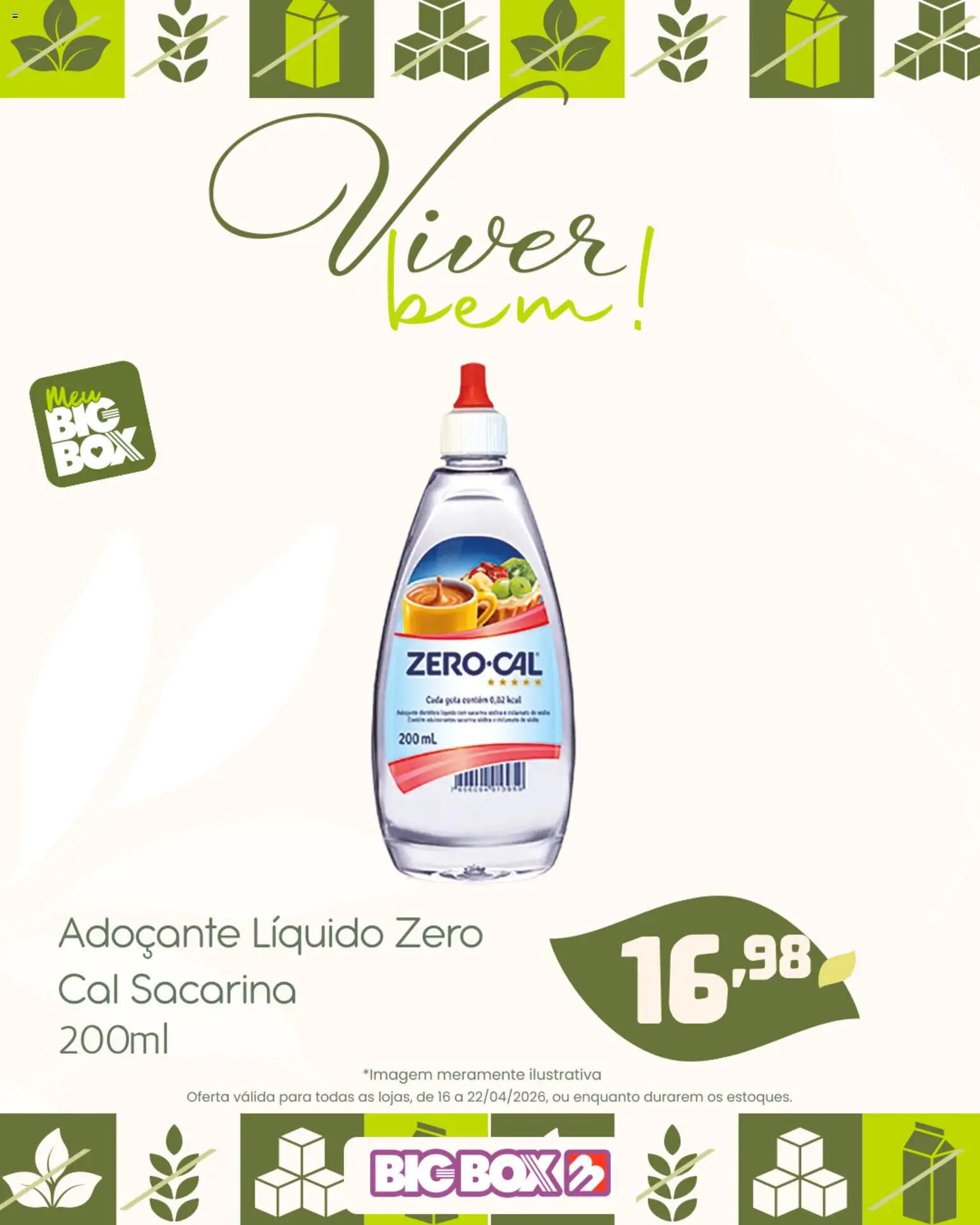 Big Box Folheto - válido de 16.04.2026 | Página: 6 | Produtos: Adoçante