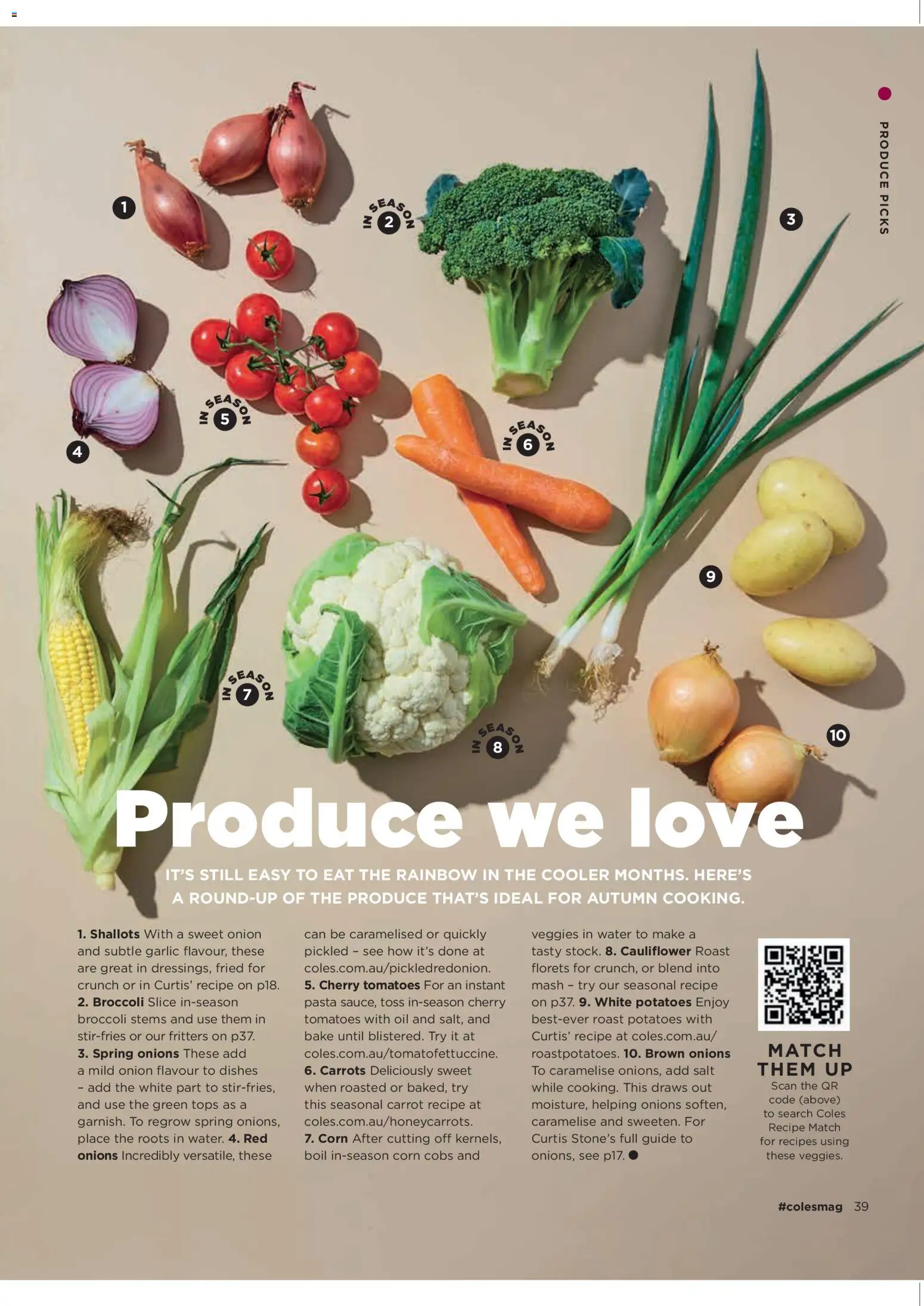 Coles catalogue - valid from 05.03.2026 | Page: 39 | Products: Carrots, Potatoes, Salt, Garlic