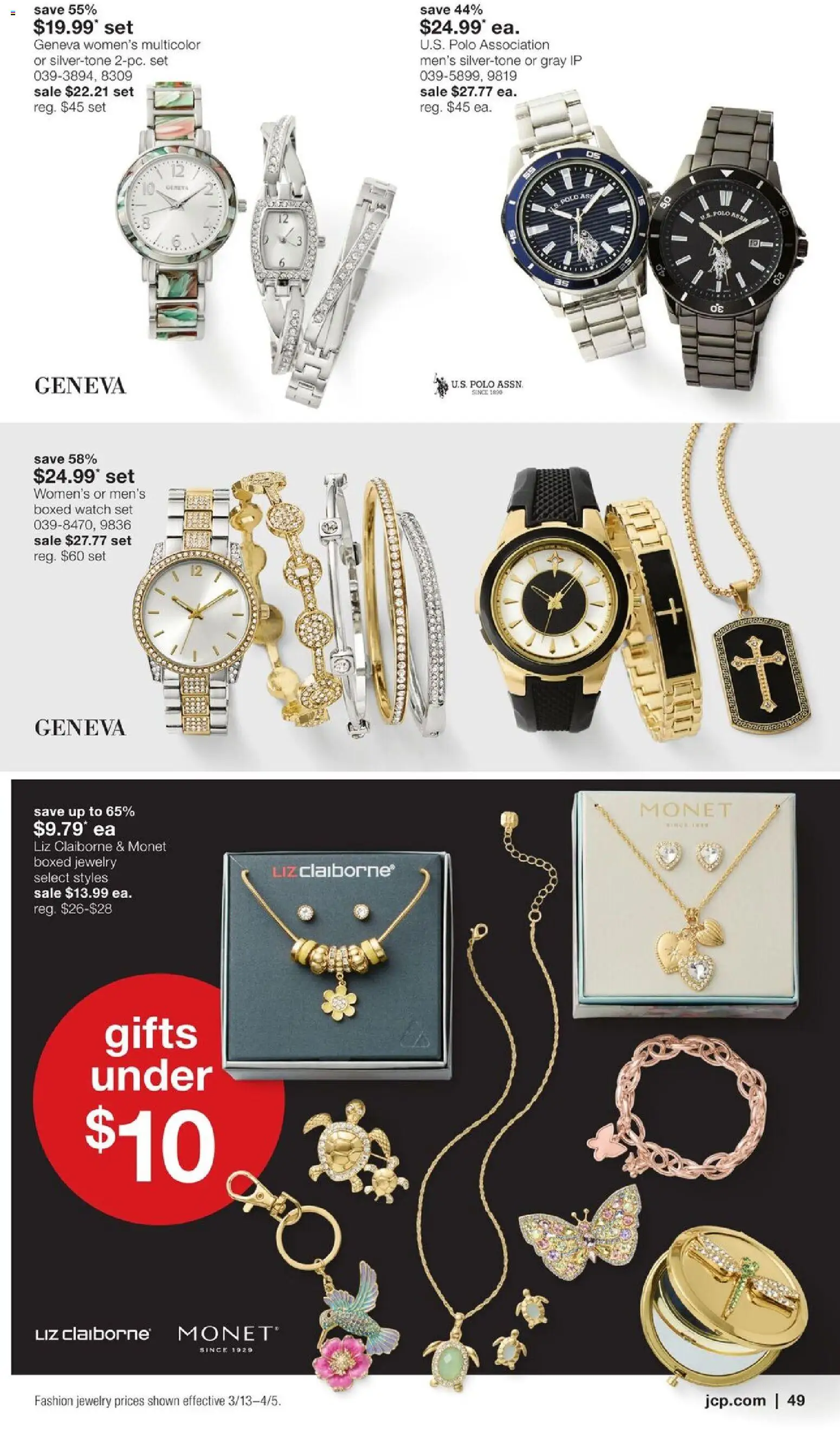 JCPenney Jewelry Sale - valid from 12.03.2026 | Page: 48 | Products: Watch