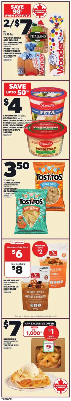 Preview of Independent Grocer weekly flyer / circulaire from shop Independent Grocer valid from 30.04.2026 | Page: 2 | Products: Chips, PC, Cheese, Bread