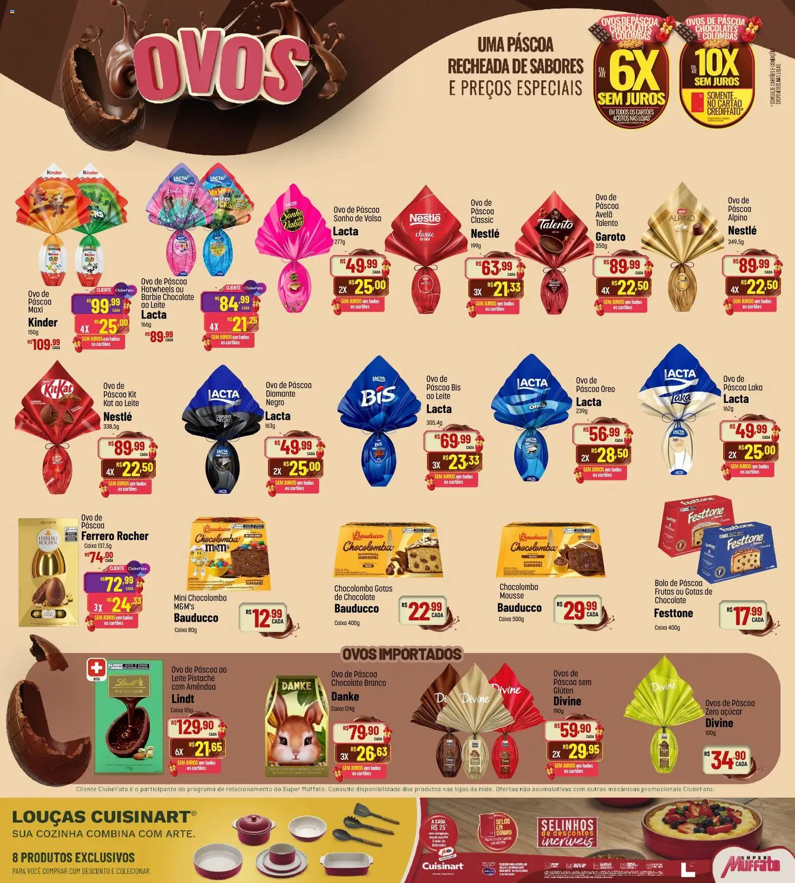 Super Muffato Folheto - válido de 05.03.2026 | Página: 3 | Produtos: Ovo de páscoa, Caixa, Leite, Chocolate