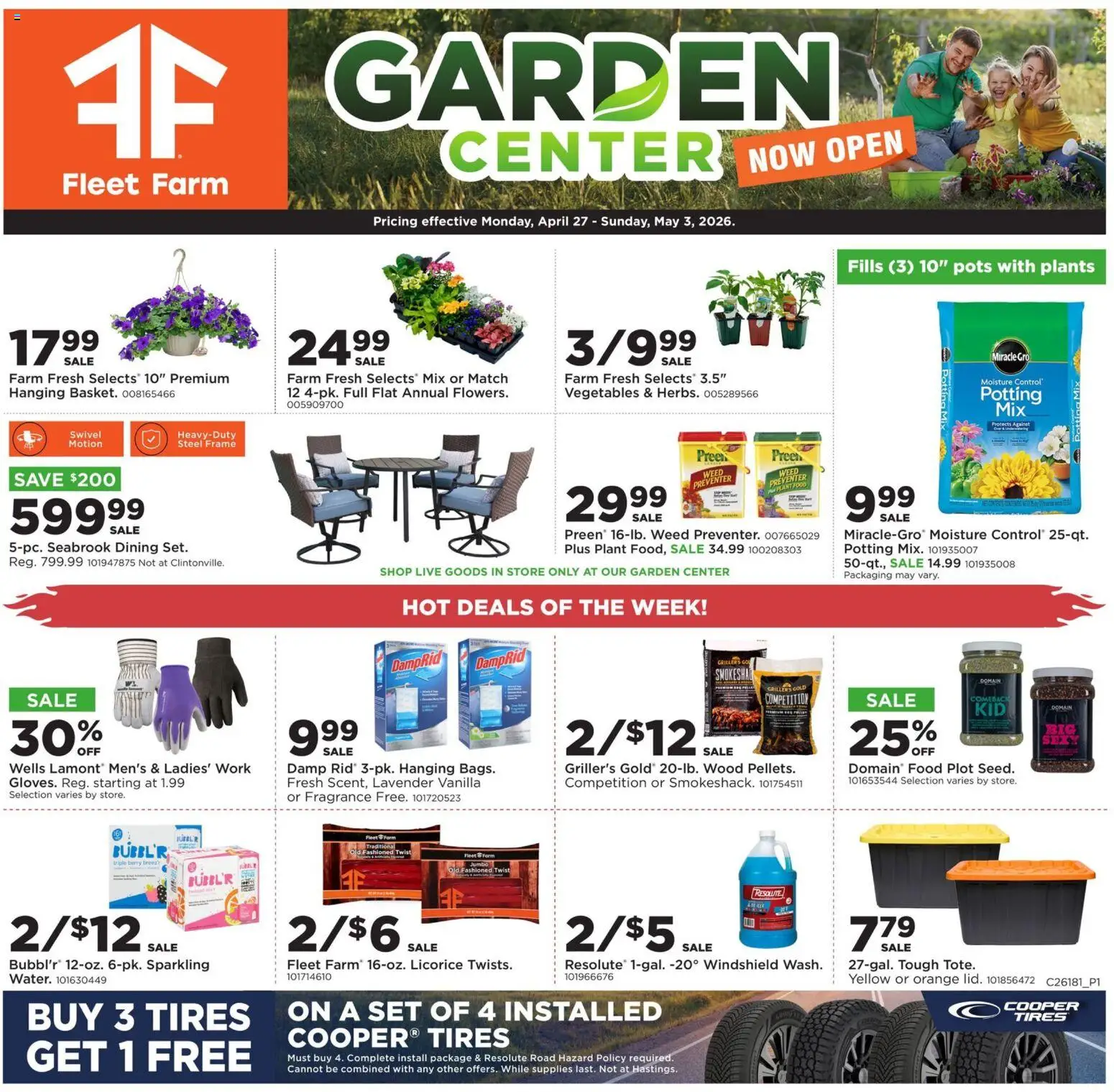 Mills Fleet Farm Weekly Ad - valid from 27.04.2026 | Page: 1