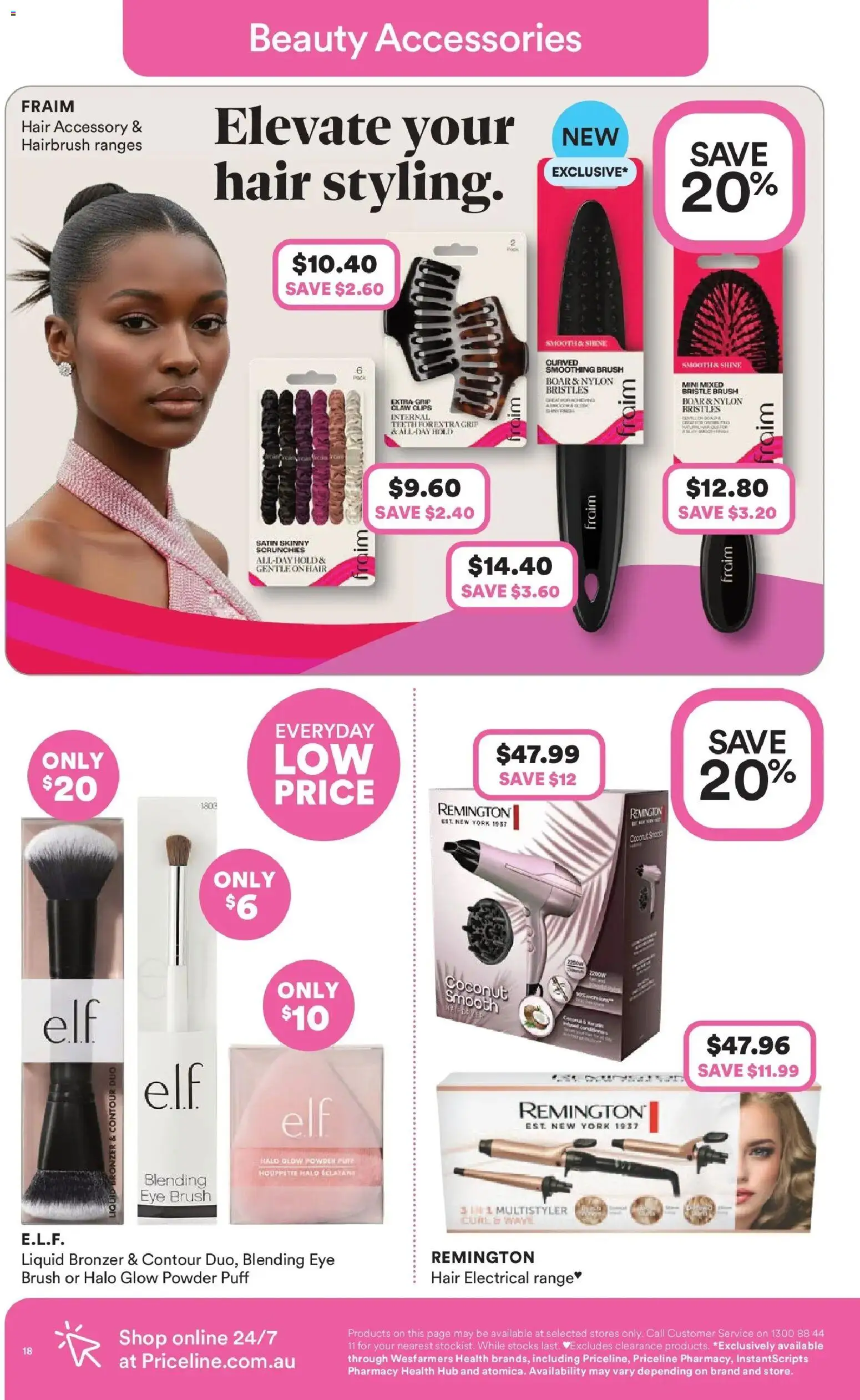 Priceline Pharmacy catalogue - valid from 05.03.2026 | Page: 18 | Products: Powder, Bronzer, Scrunchies, Contour