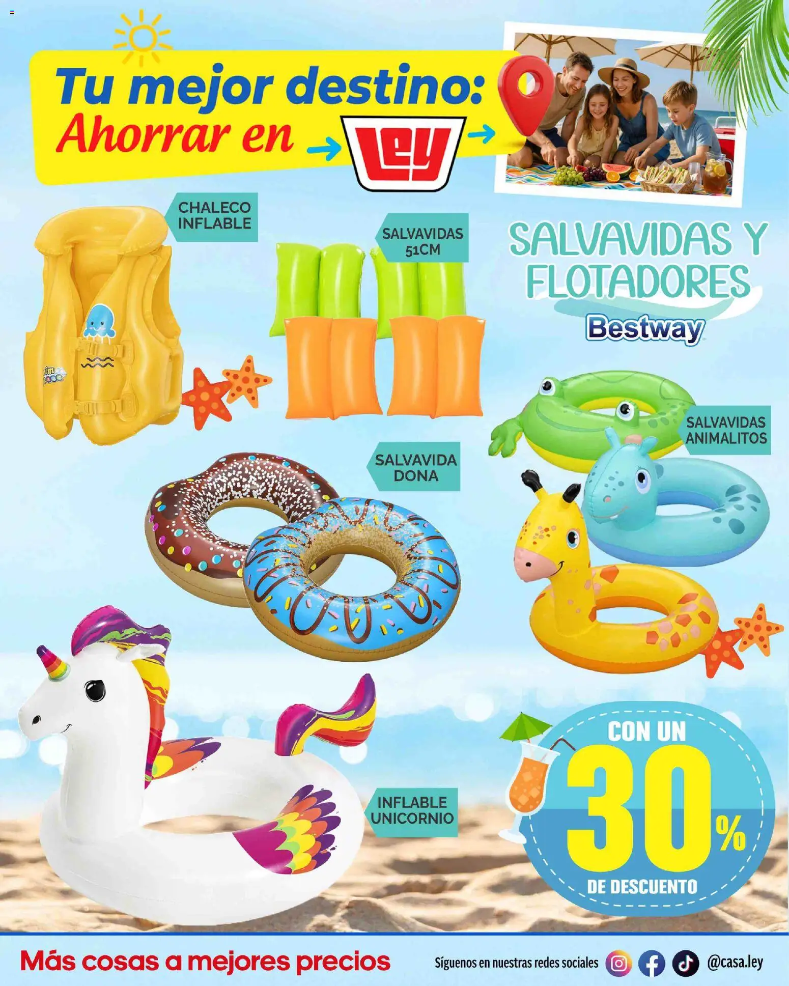 Nuevas ofertas de Casa Ley válidas en toda la República Mexicana desde el 14.03.2026. ¡Encuentra las mejores ofertas en Casa Ley folleto Tu mejor destino Interior ! | Página: 9 | Productos: Chaleco