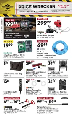 Preview of Princess Auto flyer - Price Wrecker from shop Princess Auto valid from 01.05.2026