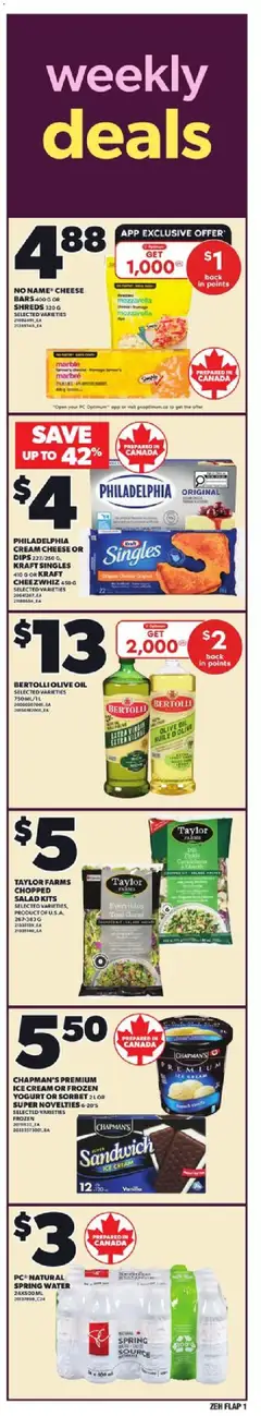 Preview of Zehrs weekly flyer / circulaire from shop Zehrs valid from 30.04.2026 | Page: 2 | Products: Cream, Salad, Yogurt, Oil
