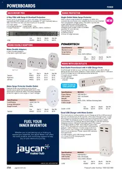Preview of Jaycar Engineering & Scientific Catalogue 2025/2026  - valid from 09.07.2025 | Page: 354 | Products: Socket, Desk, Usb, Weight