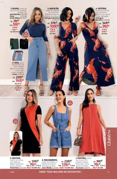 Quatro Estações - Catálogo 04-05-06 - Pré-Visualização do folheto da loja Quatro Estações, válido de 01.04.2026 | Página: 87 | Produtos: Mangas, Jeans