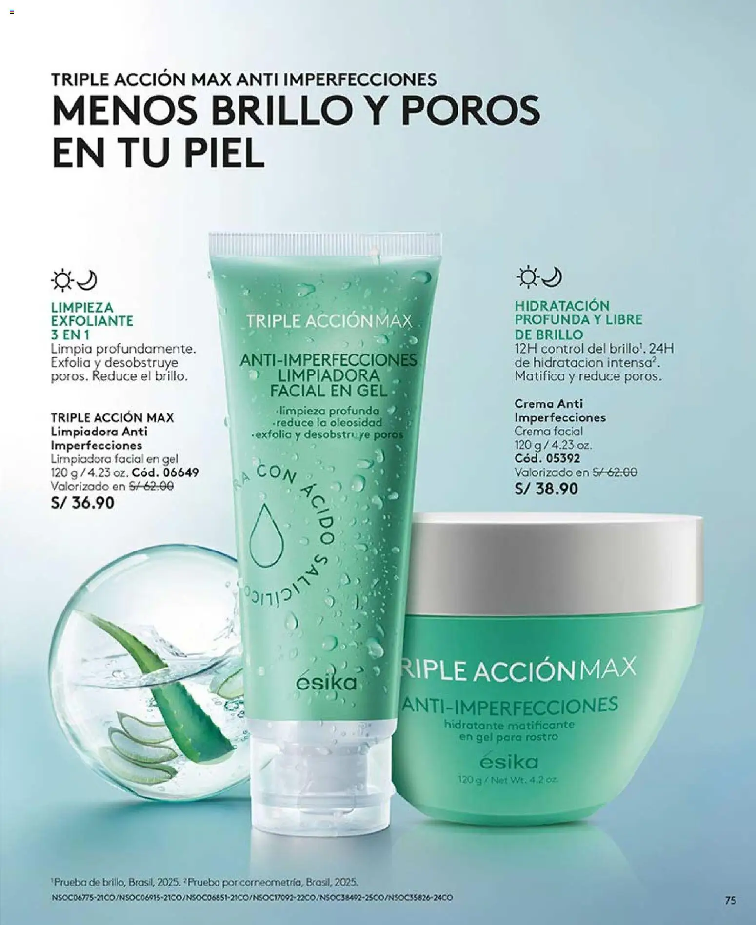 Catálogo Ésika válido desde 14.03.2026 | Página: 75 | Productos: Exfoliante, Crema