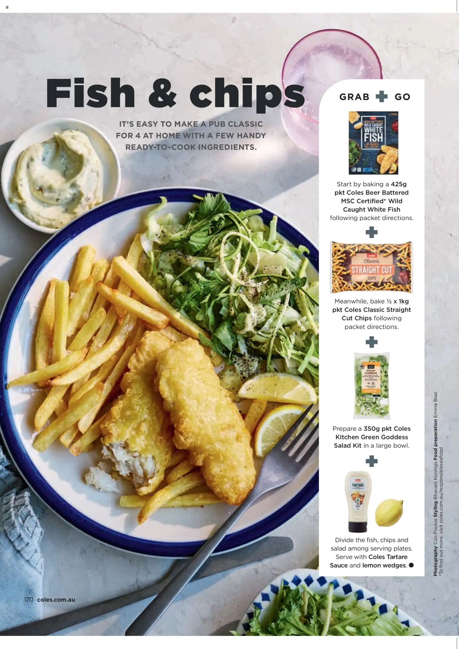 Coles catalogue - valid from 05.03.2026 | Page: 170 | Products: Beer, Salad, Sauce, Lemon
