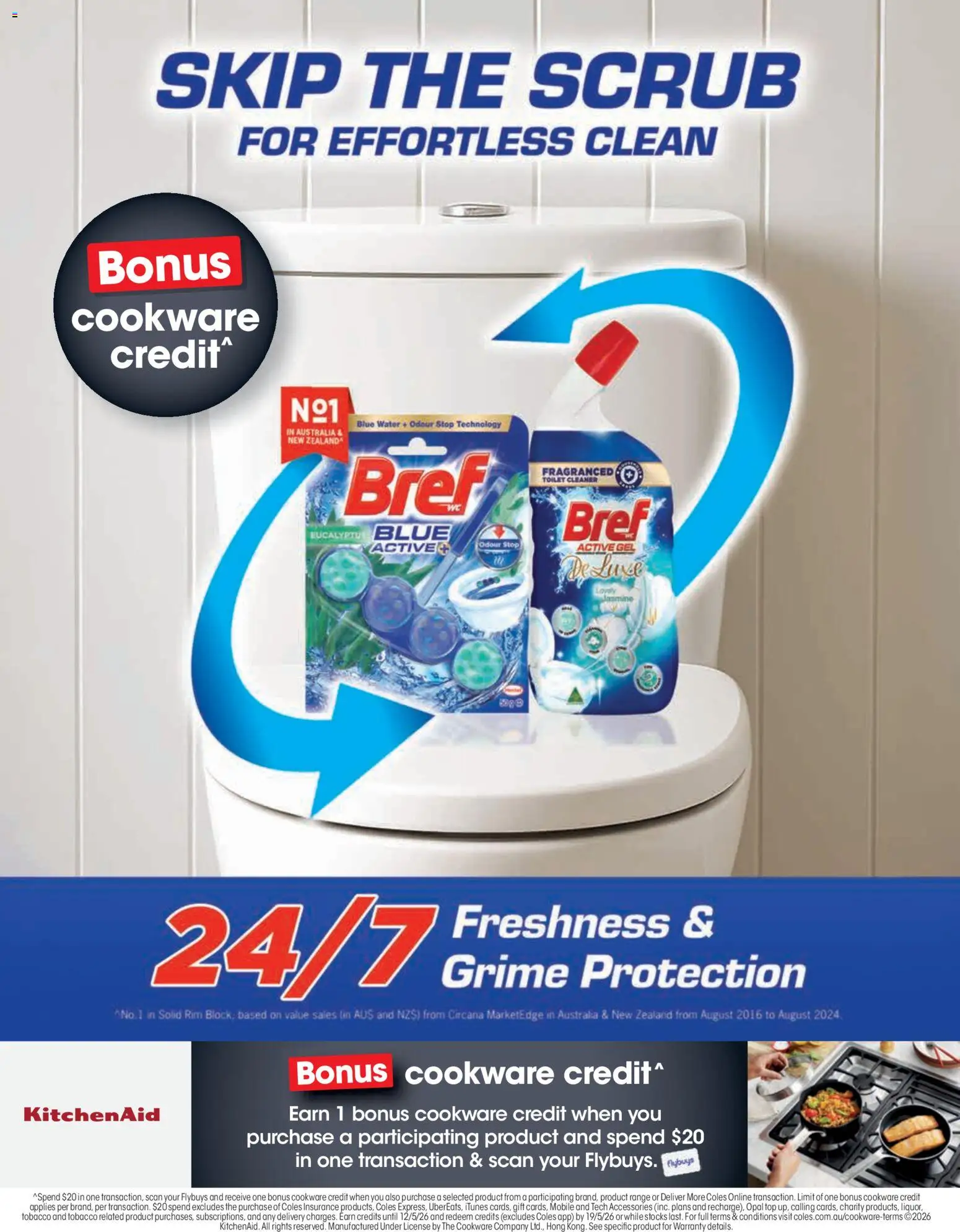 Coles catalogue - valid from 05.03.2026 | Page: 168 | Products: Cleaner, Scrub, Cookware, Water