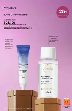 Vista previa Natura Catálogo Ciclo 4/2026 válido desde el 01.04.2026 | Página: 25 | Productos: Bolsa, Desmaquillante, Agua, Bálsamo