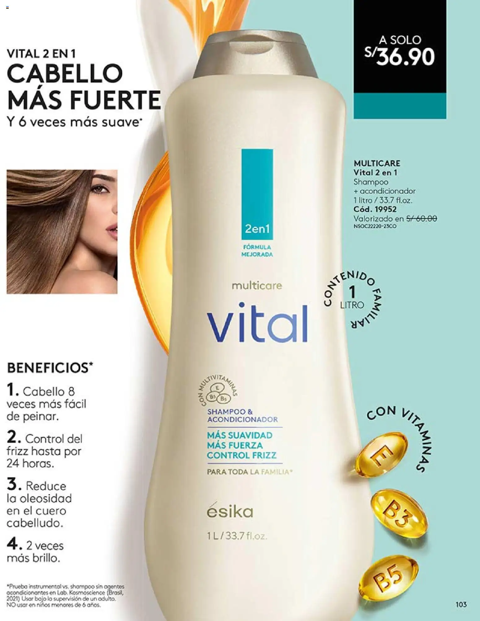Catálogo Ésika válido desde 14.03.2026 | Página: 103 | Productos: Shampoo, Acondicionador