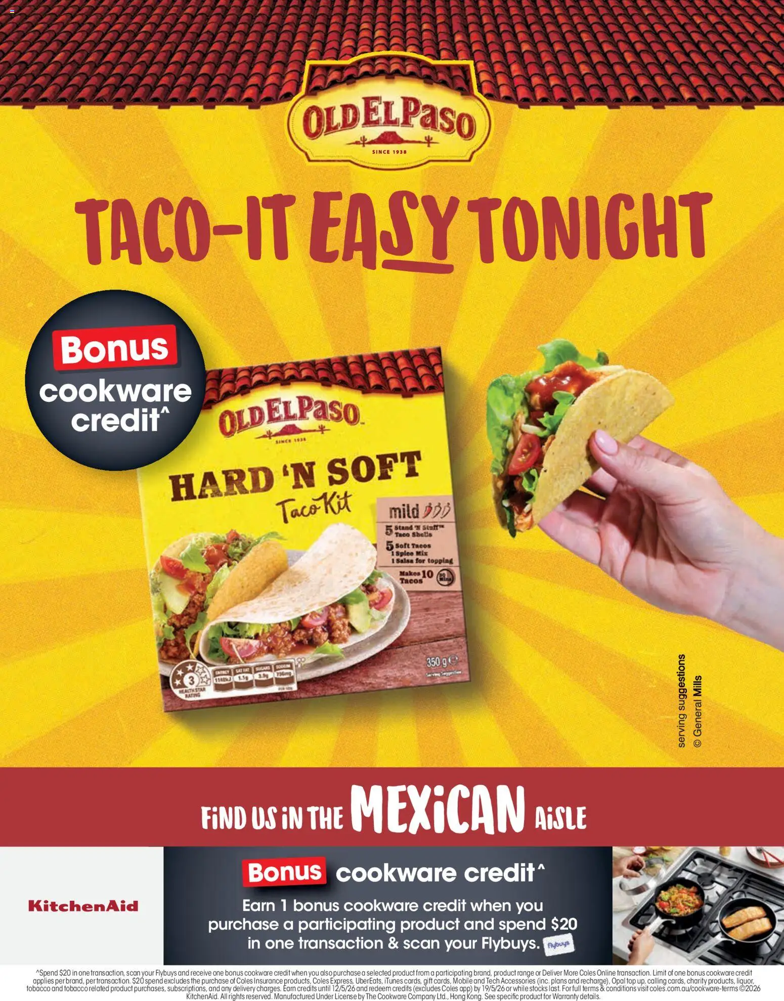 Coles catalogue - valid from 05.03.2026 | Page: 120 | Products: Cookware, Opal, Salsa, Mobile