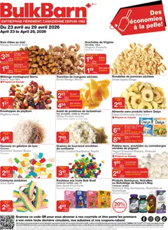 Preview of Bulk Barn weekly flyer / circulaire from shop Bulk Barn valid from 23.04.2026