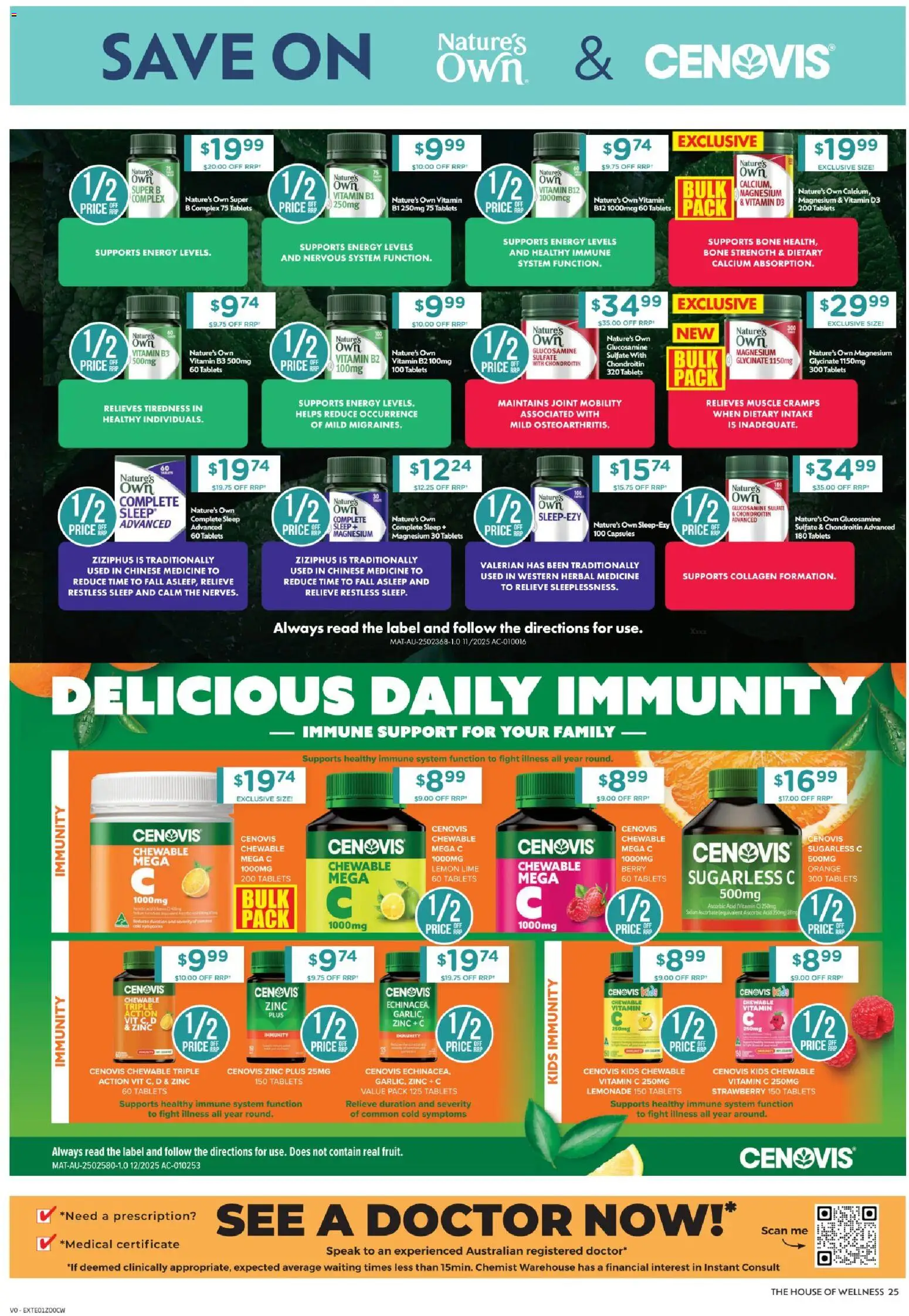 Chemist Warehouse catalogue - valid from 12.03.2026 | Page: 25 | Products: Collagen, Herbal, Tablets, Vitamin