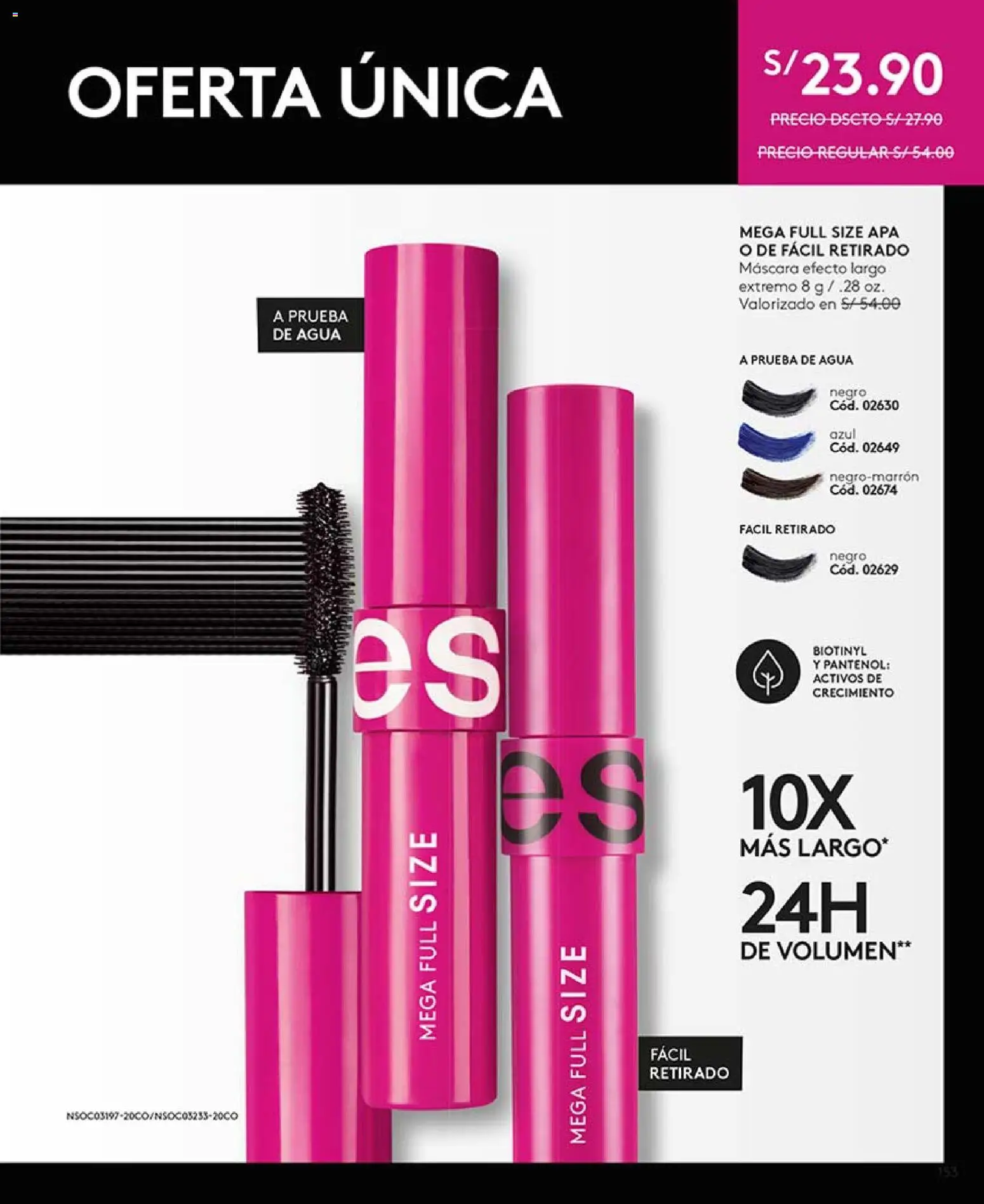 Catálogo Ésika válido desde 14.03.2026 | Página: 153 | Productos: Máscara