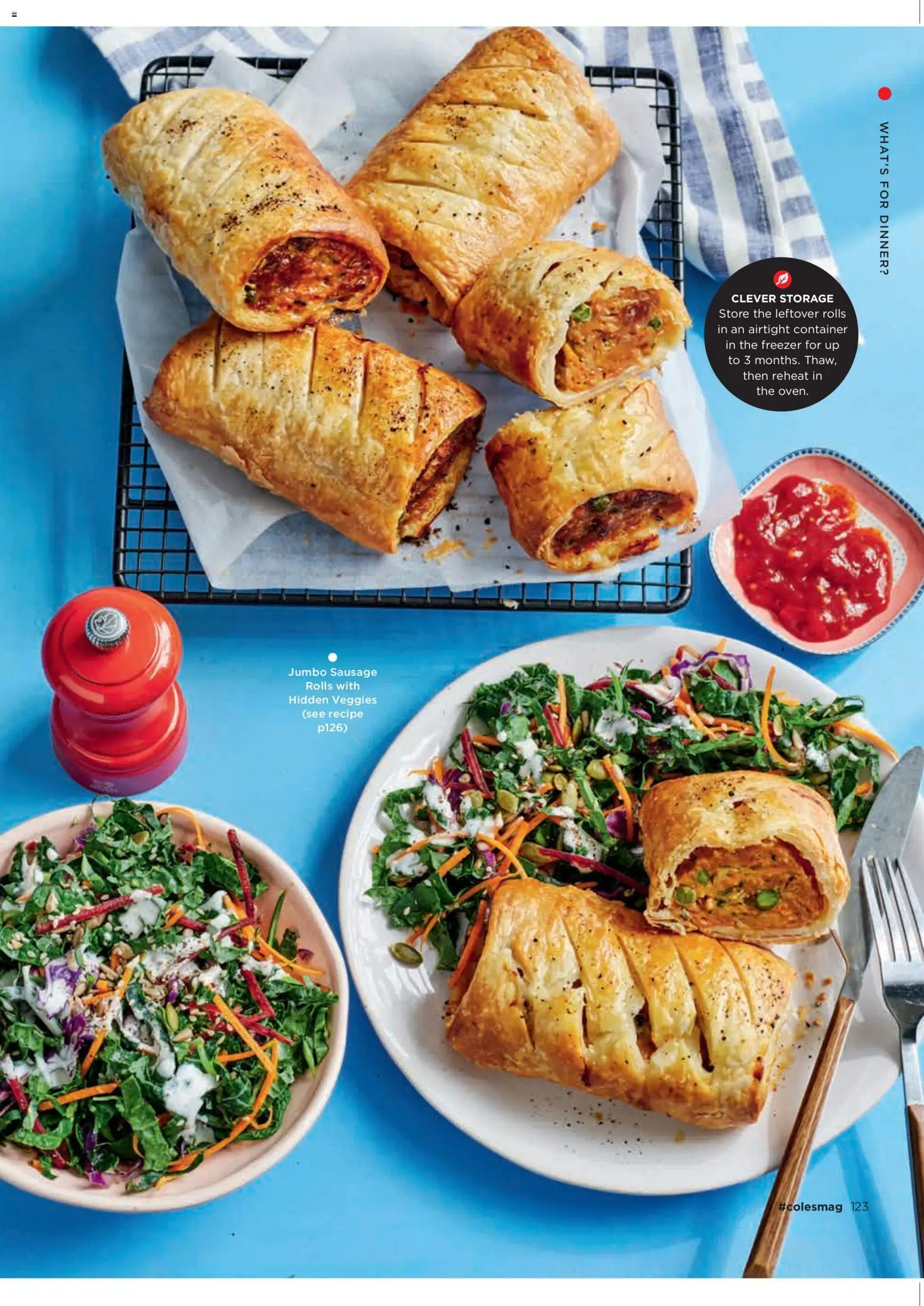 Coles catalogue - valid from 05.03.2026 | Page: 123 | Products: Sausage, Freezer
