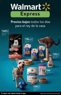Vista previa de Walmart Express folleto Precios bajos , nuevo folleto de la tienda, válido en México a partir del 22.04.2026
