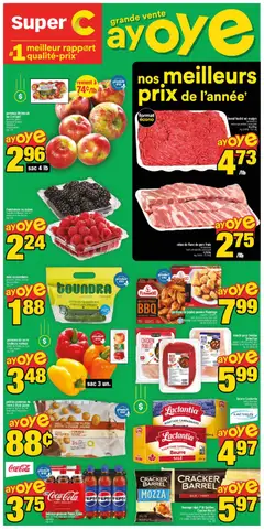 Preview of Super C weekly flyer - Chandler from shop Super C valid from 30.04.2026