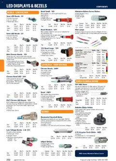 Preview of Jaycar Engineering & Scientific Catalogue 2025/2026  - valid from 09.07.2025 | Page: 232 | Products: Lamp, Water, Doorbell, Torch