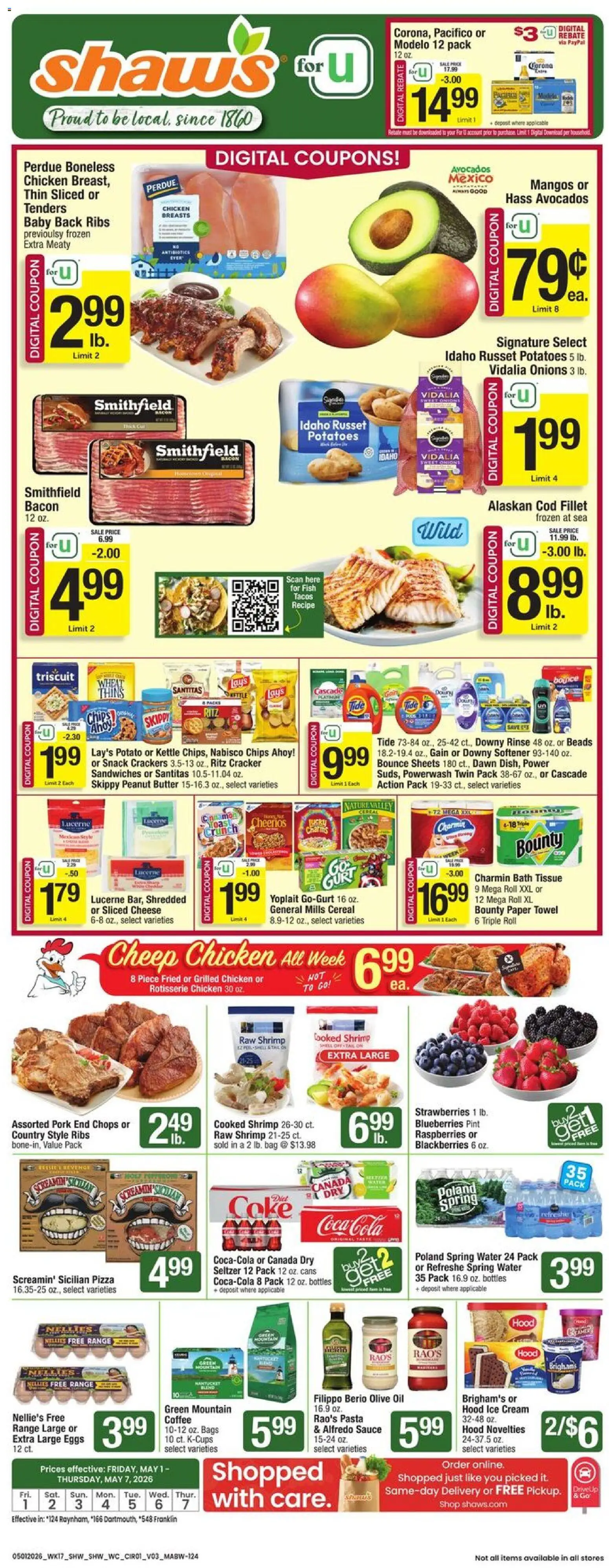 Shaw's Weekly Ad - MA - valid from 01.05.2026 | Page: 1