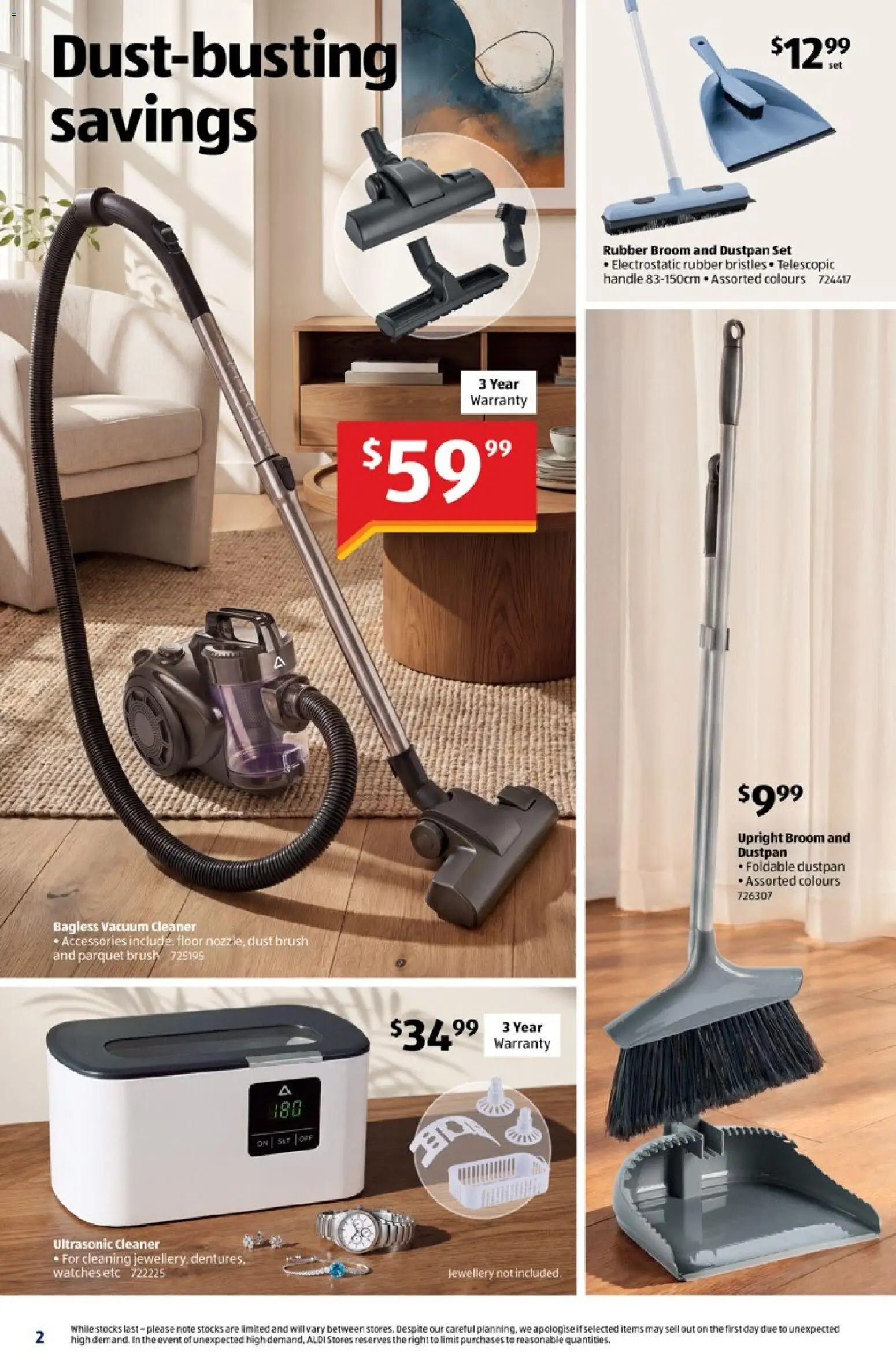 Aldi catalogue - valid from 15/07/2026 | Page: 2 | Products: Jewellery, Cleaner, Accessories, Broom