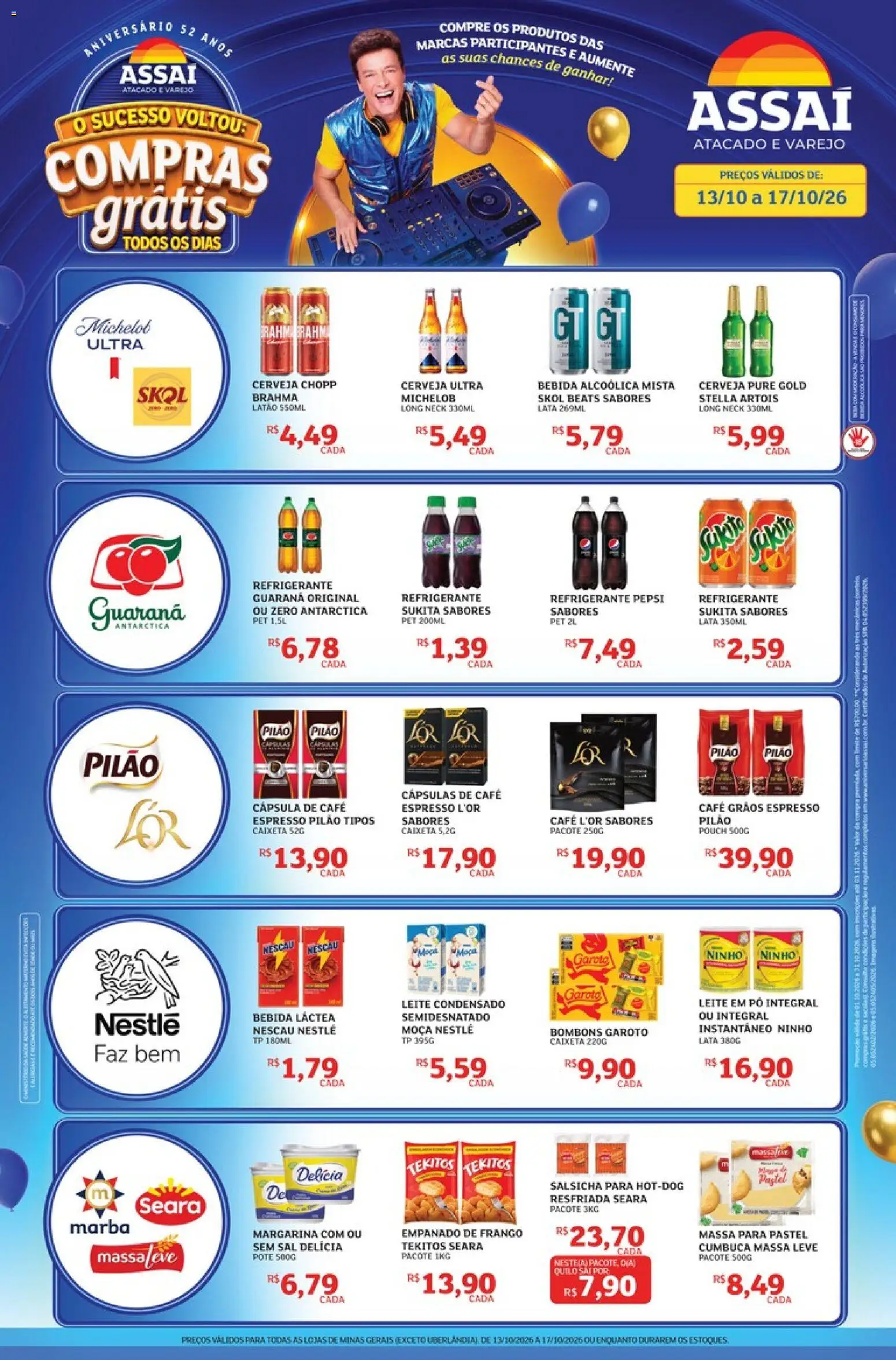 Assaí Atacadista Folheto - válido de 13/10/2026 | Página: 1